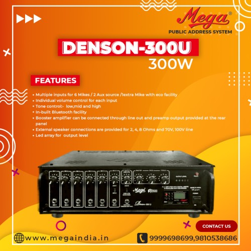 Denson 300U High power mixer Amplifier